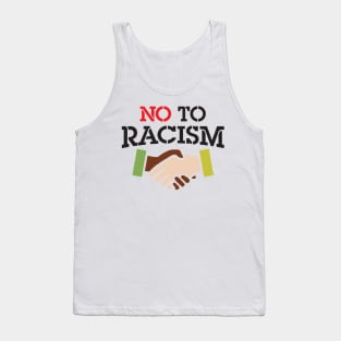 No To Racism Tank Top